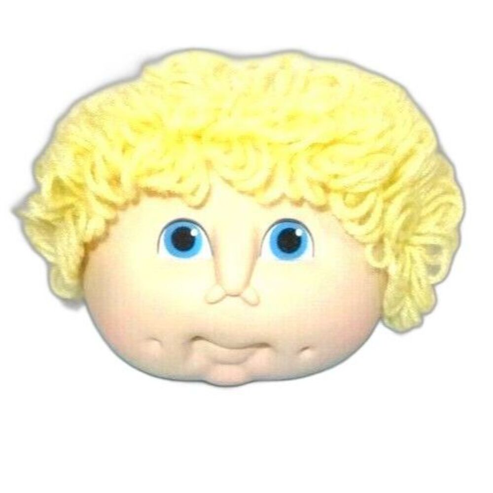 The Original Doll Head Blond Curly Hair Martha Nelson Sewing Craft Vintage 1984